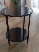 Stolik kawowy czarny 45 cm 
