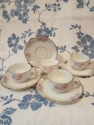 4 antyczne filiżanki mokka Thomas Rosenthal różyczki