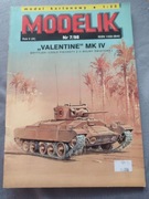 Model kartonowy Modelik Valentine Mk IV