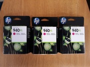 Tusze HP 940XL Magenta - 3 sztuki
