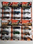 6 x Matchbox 3 PACK - VW, Ford, Cadillac, Jeep, Dodge i inne