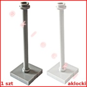 LEGO 98549 STOJAK płytka 2x2 z prętem biały lub jasny szary/LBG