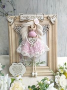 Pamiątka Chrztu Świętego Anioł Stróż w ramce 