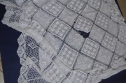 obrus ręcznie dziergany szydełko 190x190