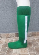 Getry skarpety piłkarskie Iskierka roz. 39-41 zielono/białe