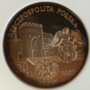 2007 20zł Miasto średniowieczne w Toruniu PR70