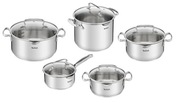 Zestaw garnków TEFAL Duetto+ G719SA74 (10 elementów) Stal nierdzewna 18/10 