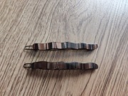 2 spinki do włosów klamerki brązowe nowe