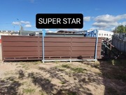 Brama przesuwna panelowa pełna 6mx1,42m SUPER STAR,ocynk+ Ral,5m,6m światło