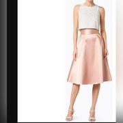 Spódnica koktajlowa różowa midi marki Coast