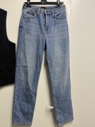 spodnie jeansy lee mom fit baggy rozmiar xs s
