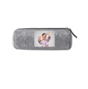 Piórnik szkolny genzie szary bawełna