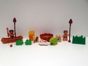 Lego DUPLO 5598 dolina dinozaurów jaskiniowiec dinozaur wędka klocki