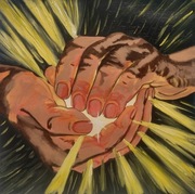 obraz olejny 50x50cm na plotnie Art oilpainting