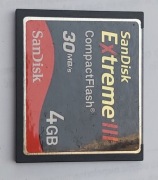Karta CF 4GB - SanDisk - Extreme III 30MB/s