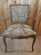 Fotel Ludwikowski Drewniany Ludwik Krzesło