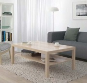 IKEA LACK stolik duża ława 118x78 dąb bejcowany na biało