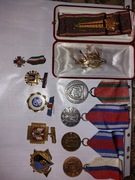 ł Zbiór odznaczeń i medali