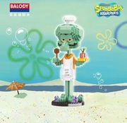 Klocki wzór LEGO SKALMAR Spongebob Kanciastoporty PAN KRAB Hit Prezent