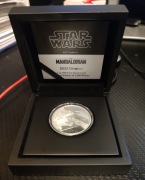 Srebrna moneta Mandalorian Star Wars Grogu