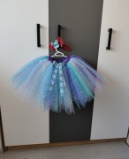 Tiulowa spódniczka z opaską tutu błyszcząca Mała Syrenka