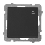 Przycisk dzwonkowy OSPEL SONATA Czarny – włącznik dzwonka