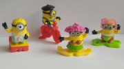 Zestaw figurek 4 szt. Minionki Kinder niespodzianka 