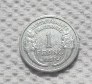 Francja IV. Republika 1 frank franc 1957 KM# 885a