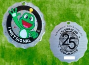 I Met Signal – 25 Years of Geocaching Tag