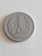 moneta 1 zł z 1966r