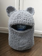 Pluszowa kominiarka na kask (balaclava)