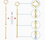 Stelaż 3-poziomy the best etażerka żywica / patera