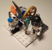 LEGO MOC Sceneria Szkieletów – Niebieska Frakcja (Ninjago / Castle)