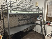 Łóżko na antresoli 