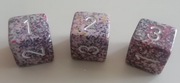 K6 Chessex, 3 sztuki, 1,5cm