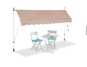 Relaxdays markiza balkonowa niekompletna 300 cm