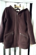 Kurtka brązowa materiałowa 