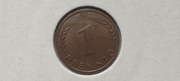 Niemcy 1 fenig, 1970 rok. Znak menniczy „F”. #S37