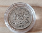 Australia Szyling 1925 r Jerzy V srebro 925