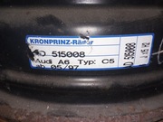 z_DE - felgi stalowe AUDI A6 - Wyprzedaż komplet 4 szt.