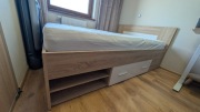 Łóżko FAVRBO JYSK 140X200 DĄB SONOMA