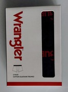 Bokserki męskie Wrangler bawełna 95 % 2 sztuki czarne rozmiar XXL