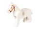 Figurka LEGO 4493c01pb04 Horse with Black Eyes White, małe rysy