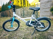 Rower dziecięcy BTWIN 16 cali, biały – Gotowy do jazdy!