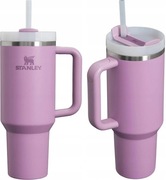 FIOLETOWY KUBEK STANLEY 1200ml Z SŁOMKĄ POKRYWKĄ I UCHWYTEM TERMICZNY 