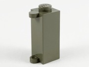 LEGO 1 x 3581 mocowanie okiennic drzwi 1x1x2 - szary ciemny (old)