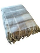 narzuta pled koc wełniany 100% wełna gramatura 380gr zdrowy 160x200 polski