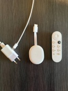 Google Chromecast 4K - Stan Idealny - Pełen Zestaw 