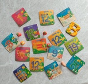 Magnesy Danonki cyfry Stikeez Lidl Warzywa zestaw 2017 vintage figurki