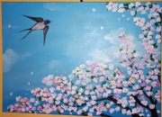 Obraz akrylowy "Wiosna" 69,3x49,5 cm